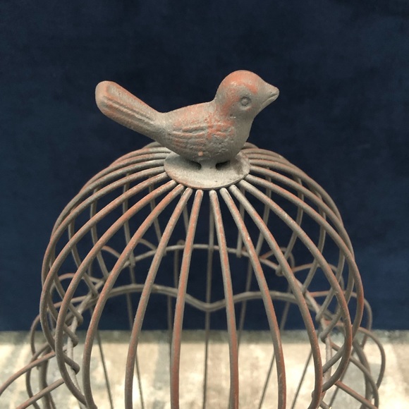 Ceramic Bird With Cage Decoration - Picture 8 of 10